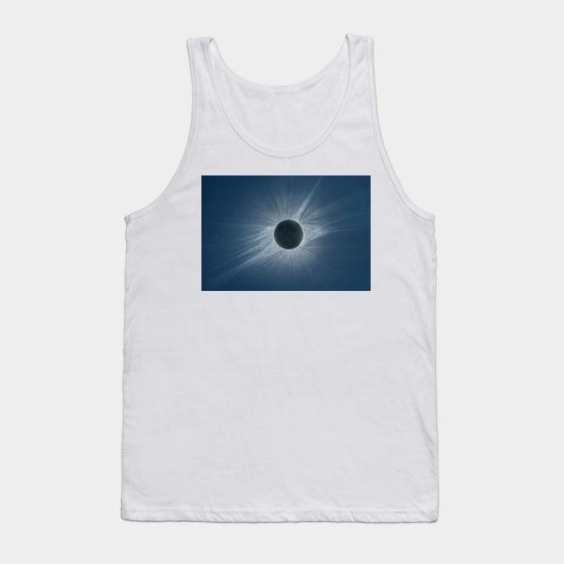 Total solar eclipse, corona at totality (C045/6510) Tank Top by SciencePhoto